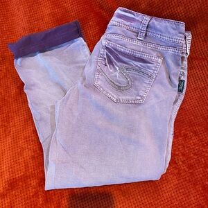 Silver Suki Capri Jeans